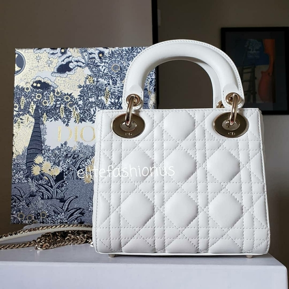New Lady Dior mini milk gold hw - Picture 4 of 15